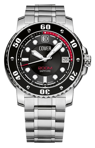 COVER Diver Silver Stainless Steel Bracelet